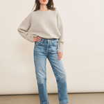 light grey cashmere sweater women - look | Francesca | Linnea Lund