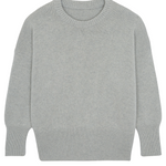 Light grey cashmere sweater women - packshot | Francesca | Linnea Lund
