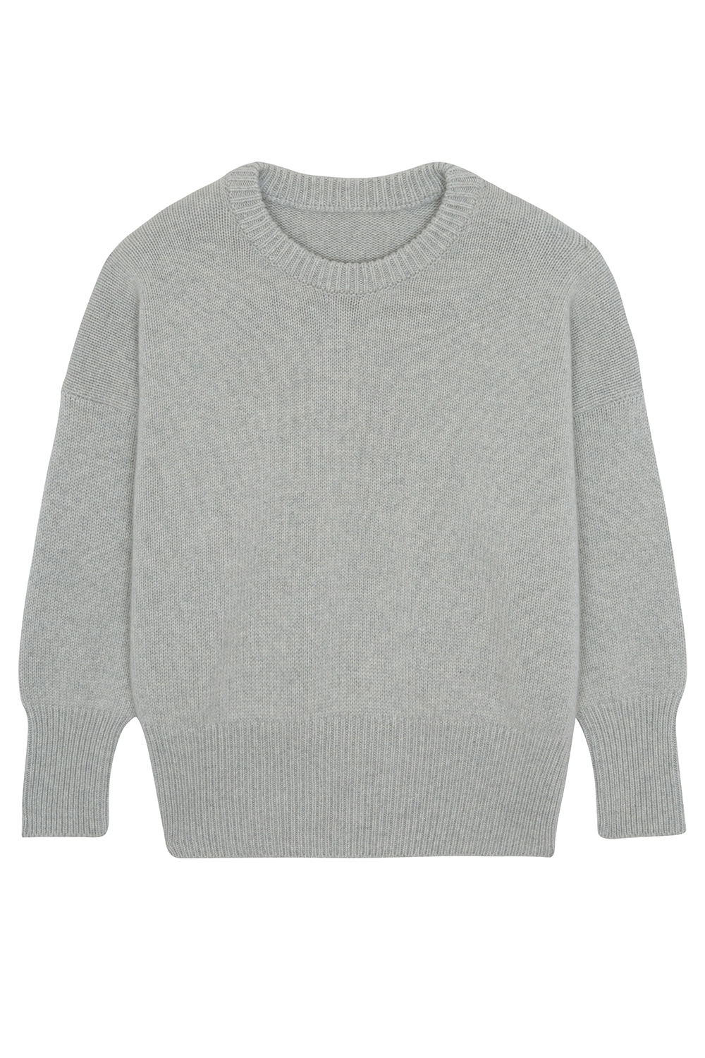 Light grey cashmere sweater women - packshot | Francesca | Linnea Lund
