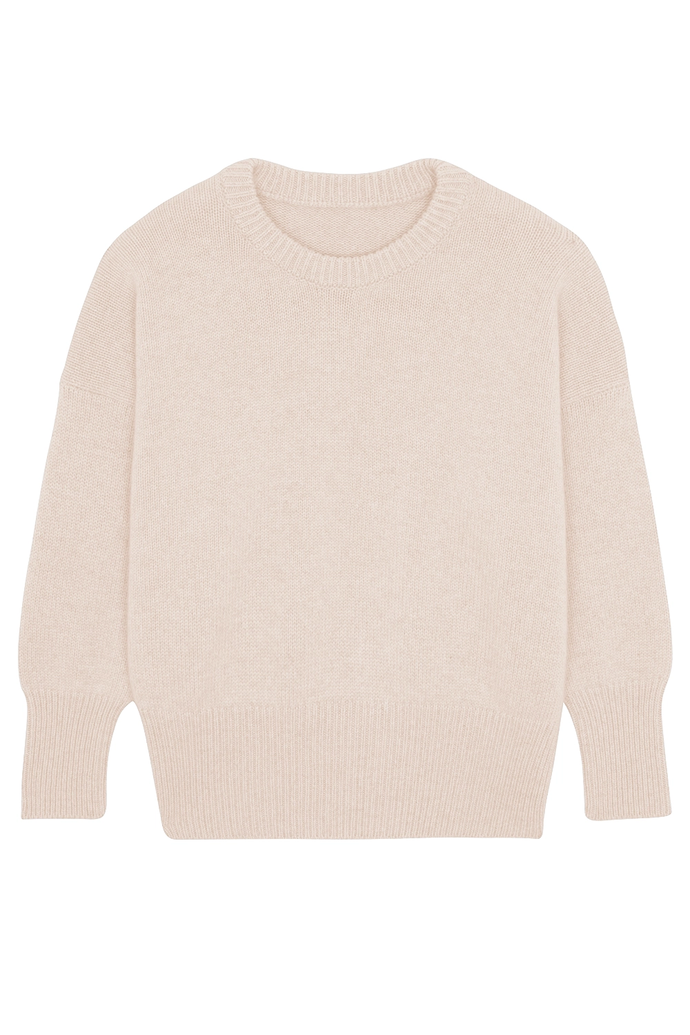 Light salmon pink cashmere sweater women - packshot | Francesca | Linnea Lund