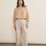light camel cashmere sweater women - look | Francesca | Linnea Lund