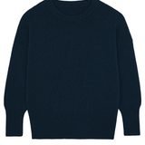 Sark slate teal color cashmere sweater women - packshot | Francesca | Linnea Lund