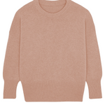 Pink gold color cashmere sweater women - packshot | Francesca | Linnea Lund