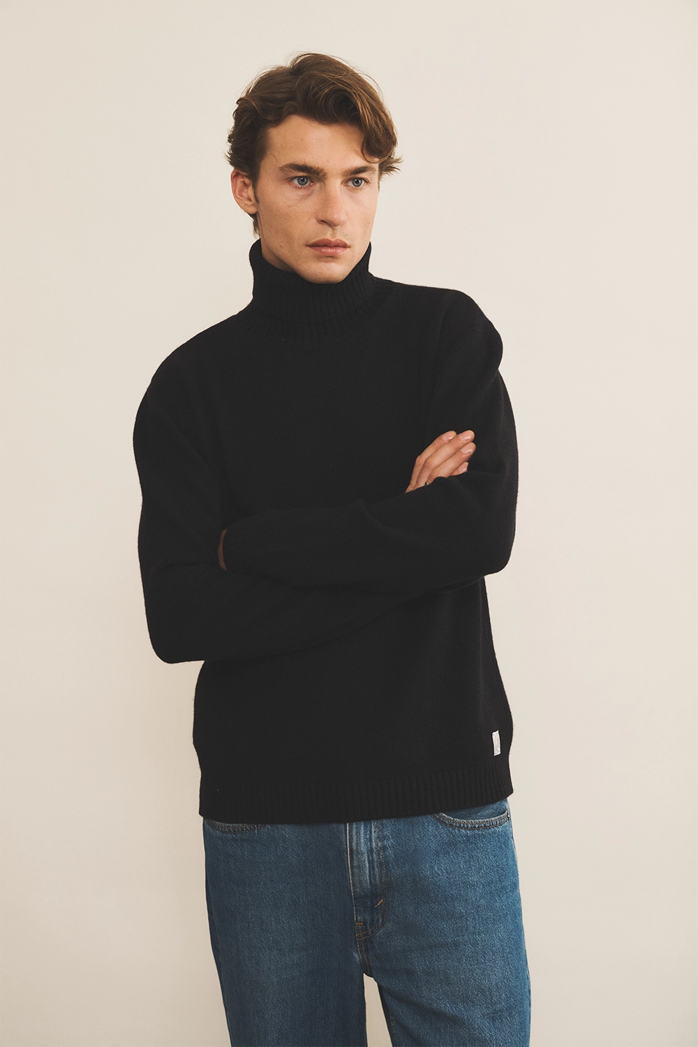 black cashmere sweater men - look | Francois | Linnea Lund