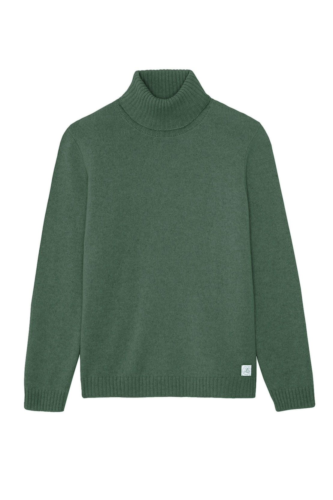 Green men cashmere sweater - packshot | François | Linnea Lund
