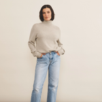 light grey cashmere sweater women - look | François | Linnea Lund