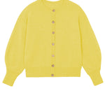 flash yellow cashmere cardigan women | Gabriella | Linnea Lund