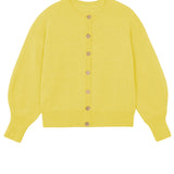 flash yellow cashmere cardigan women | Gabriella | Linnea Lund