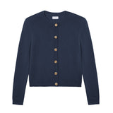 blue fitted cashmere cardigan | Greta | Linnea Lund