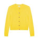 flash yellow cashmere cardigan women | Greta | Linnea Lund