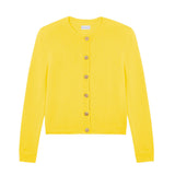 flash yellow cashmere cardigan women | Greta | Linnea Lund