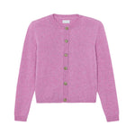 pink fitted cashmere cardigan | Greta | Linnea Lund