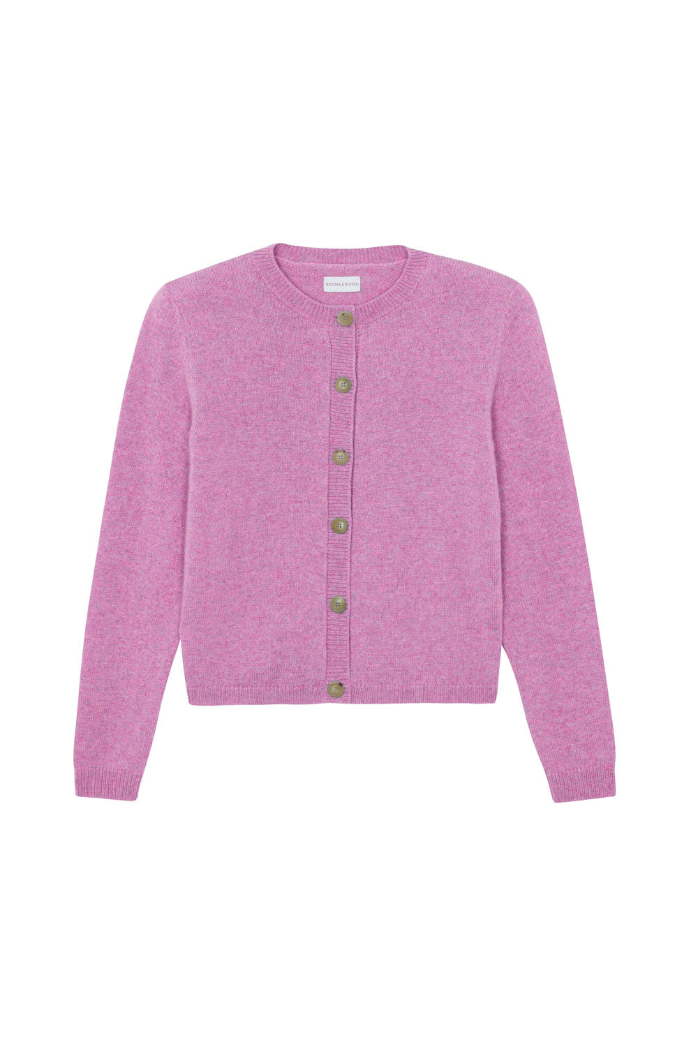 pink fitted cashmere cardigan | Greta | Linnea Lund