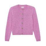 pink fitted cashmere cardigan | Greta | Linnea Lund