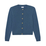 Blue women cashmere cardigan - packshot | Greta | Linnea Lund