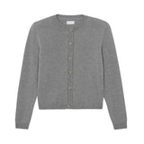 grey fitted cashmere cardigan | Greta | Linnea Lund