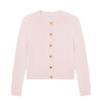 light pink fitted cashmere cardigan | Greta | Linnea Lund