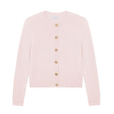 light pink fitted cashmere cardigan | Greta | Linnea Lund