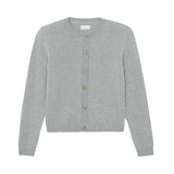 grey fitted cashmere cardigan | Greta | Linnea Lund