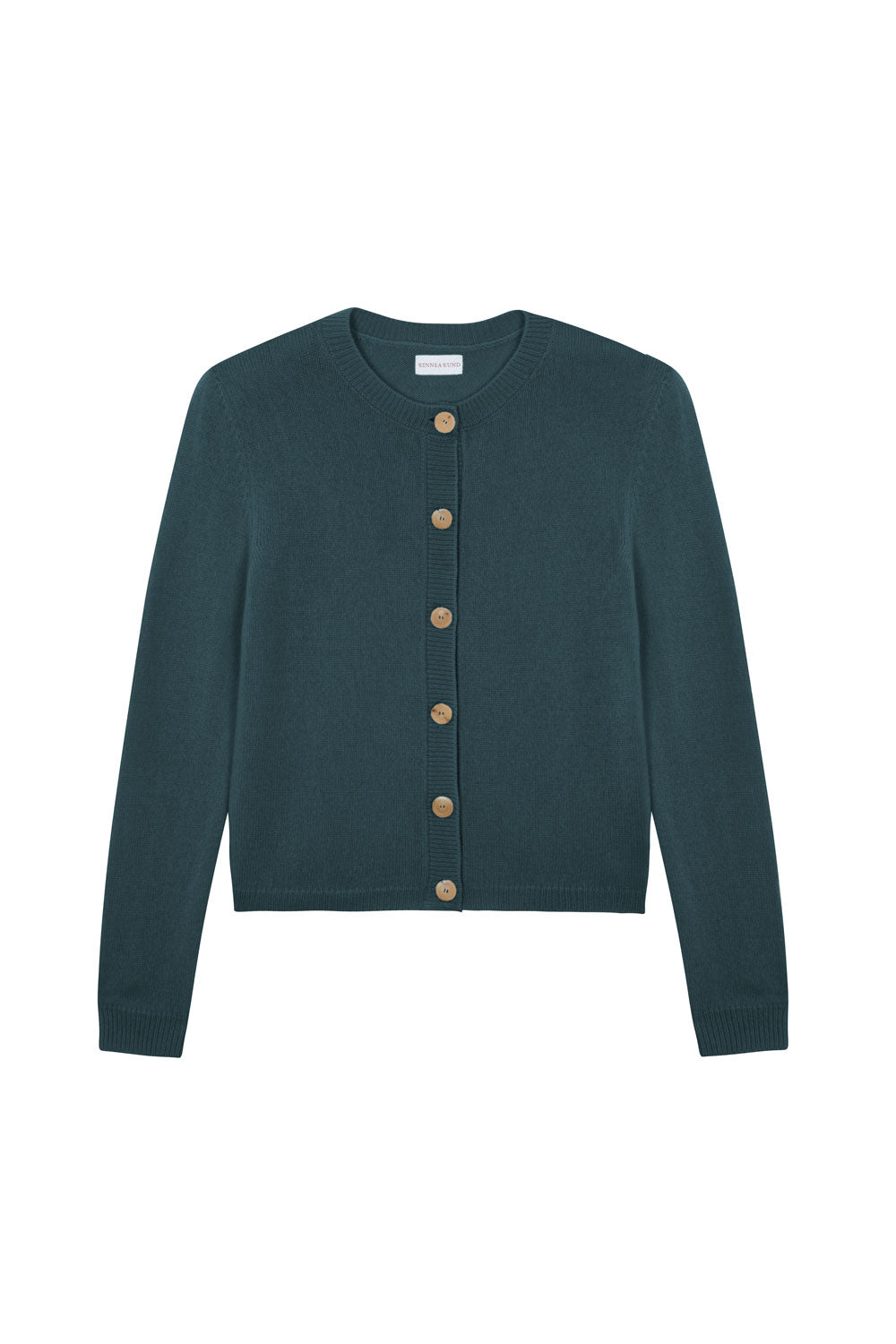 navy blue fitted cashmere cardigan | Greta | Linnea Lund