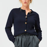 Greta Cardigan - Midnight Blue