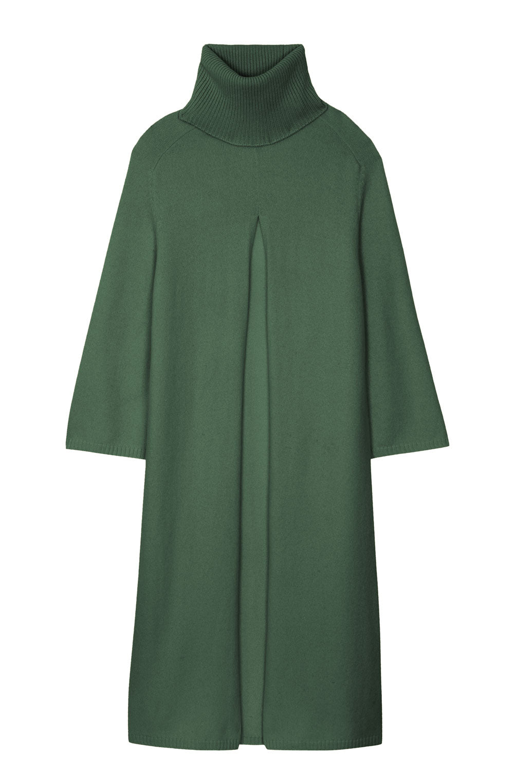 Green women cashmere poncho - packshot | Gulli | Linnea Lund