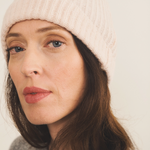 light salmon pink beanie cashmere women - side view | Harry | Linnea Lund