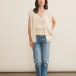 white cashmere cardigan women - look | Hugo | Linnea Lund