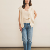 white cashmere cardigan women - look | Hugo | Linnea Lund