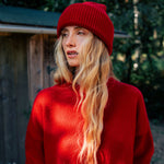 Red cashmere beanie | Jackie | Linnea Lund