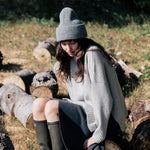 Grey cashmere beanie | Jackie | Linnea Lund