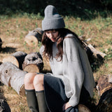 Grey cashmere beanie | Jackie | Linnea Lund