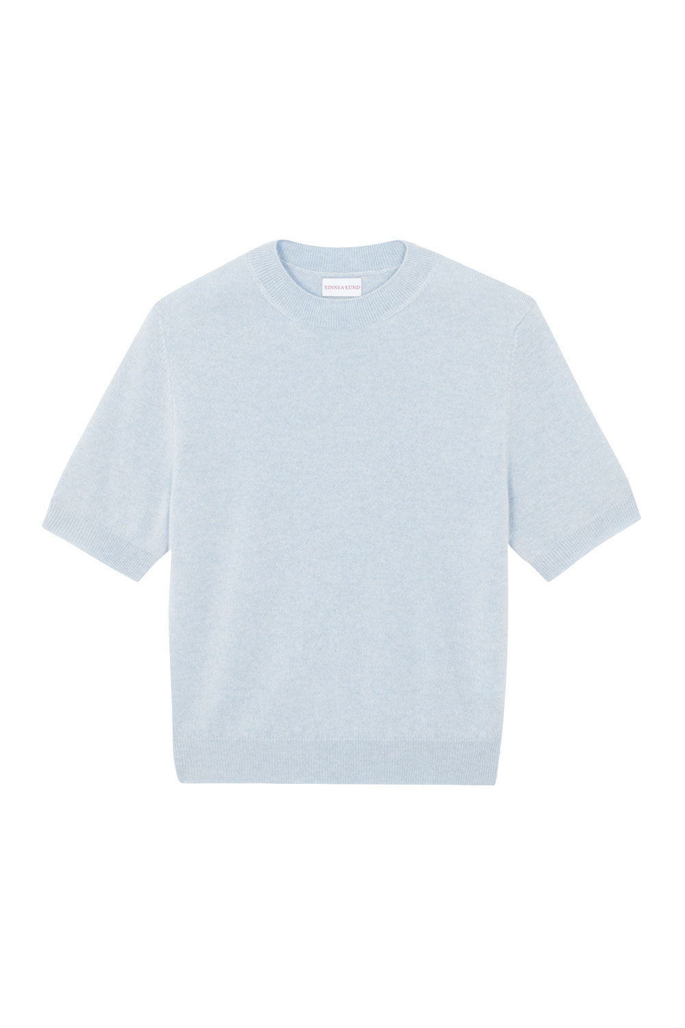 Light blue cashmere t-shirt for women | Jeanette | Linnea Lund
