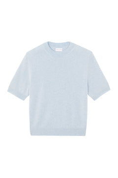 Light blue cashmere t-shirt for women | Jeanette | Linnea Lund