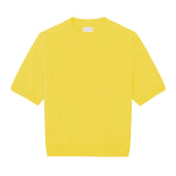 Bright yellow cashmere t-shirt for women | Jeanette | Linnea Lund