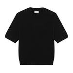 Black cashmere t-shirt for women | Jeanette | Linnea Lund