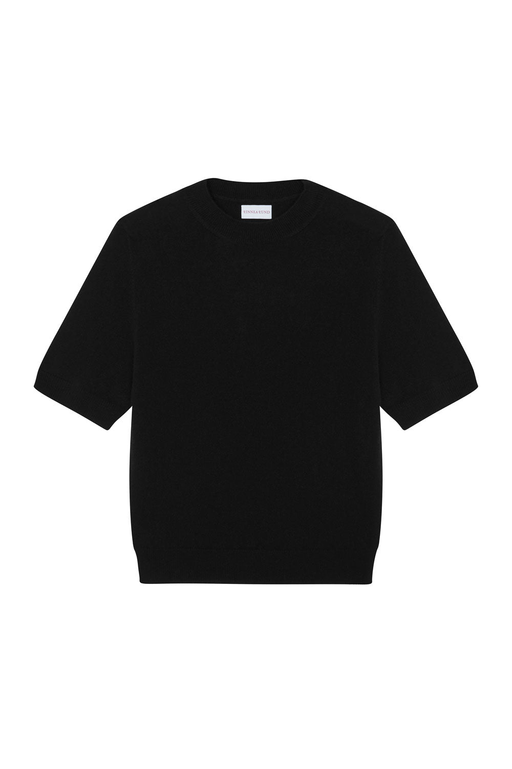 Black cashmere t-shirt for women | Jeanette | Linnea Lund