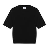 Black cashmere t-shirt for women | Jeanette | Linnea Lund