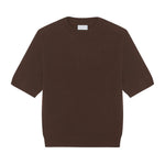 Brown cashmere t-shirt for women | Jeanette | Linnea Lund