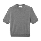 Grey cashmere t-shirt for women | Jeanette | Linnea Lund
