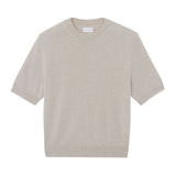 Beige cashmere t-shirt for women | Jeanette | Linnea Lund