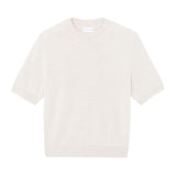 White cashmere t-shirt for women | Jeanette | Linnea Lund