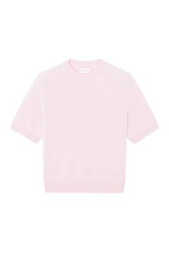 Light pink cashmere t-shirt for women | Jeanette | Linnea Lund