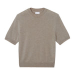 Light brown cashmere t-shirt for women | Jeanette | Linnea Lund