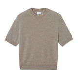 Light brown cashmere t-shirt for women | Jeanette | Linnea Lund