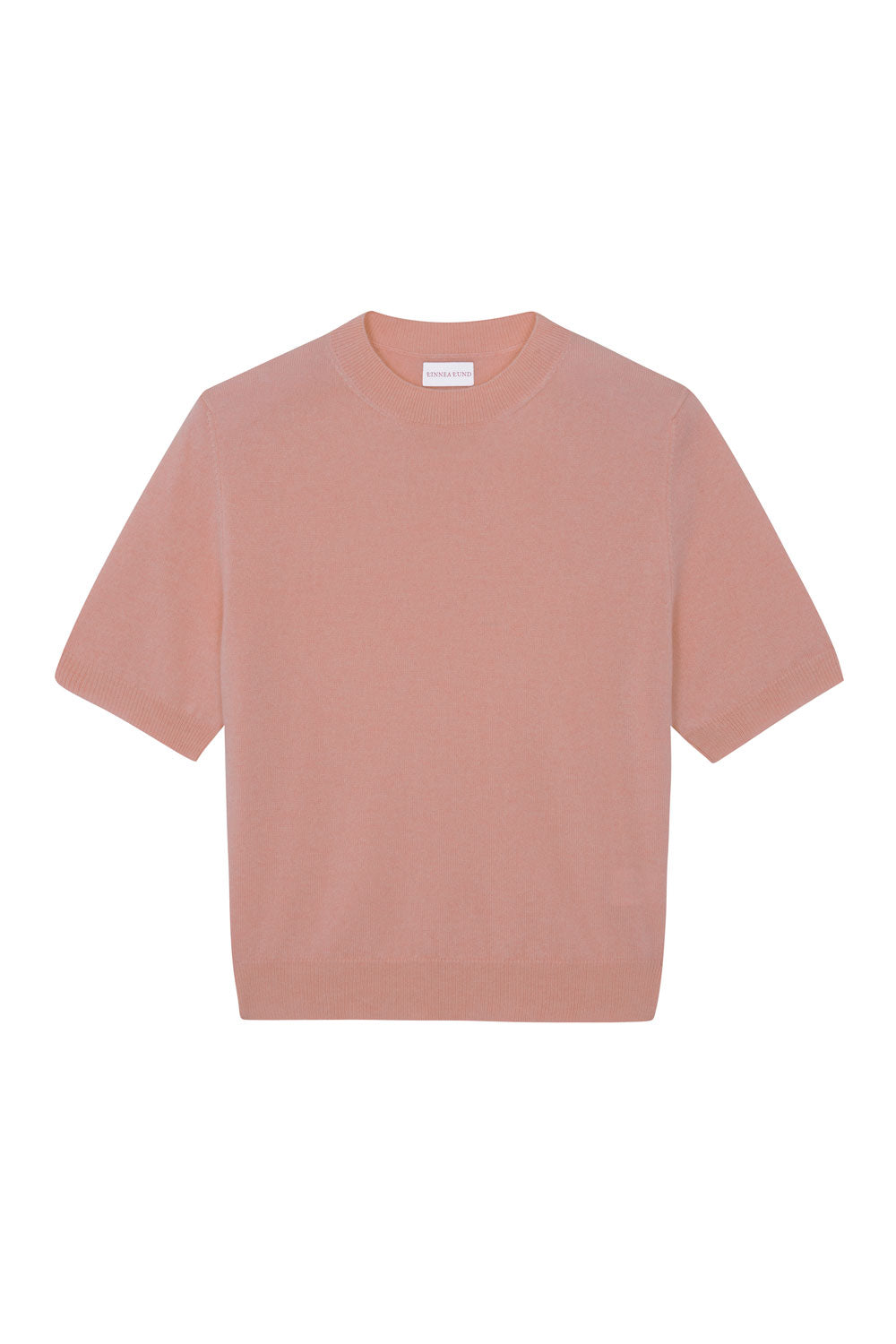 Rose gold cashmere t-shirt for women | Jeanette | Linnea Lund