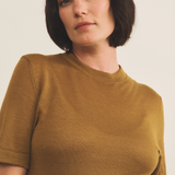 bronze color cashmere dress women - focus | Juliana | Linnea Lund