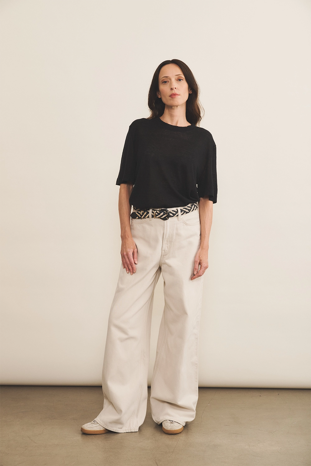 black cashmere tee shirt women - look | Julius | Linnea Lund