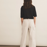 black cashmere tee shirt women - back view | Julius | Linnea Lund