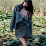 Taupe oversized cashmere sweater for women | Kajsa | Linnea Lund